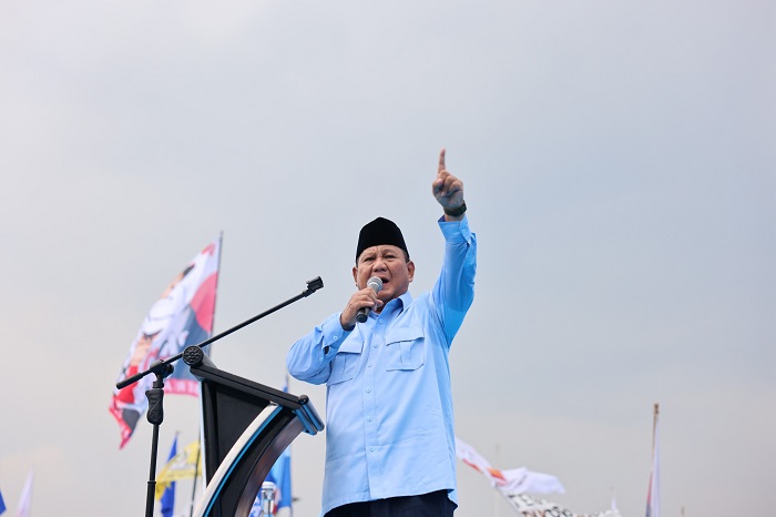 Capres nomor urut 2, Prabowo Subianto kampanye bertajuk 