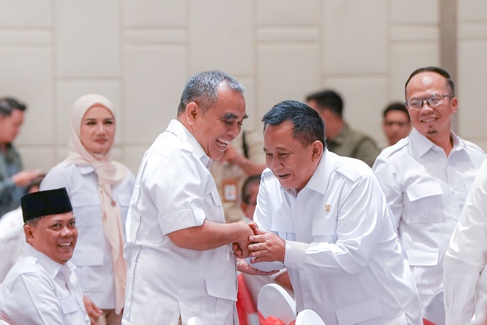 Sekjen Gerindra Ahmad Muzani hadir dalam Rapat Koordinasi pengurus Partai Gerindra se-Jawa Barat. (Dok. Partai Gerindra)